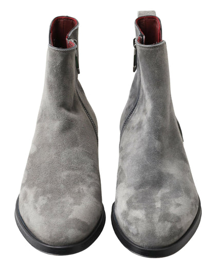 Chaussures Homme Bottines Dolce & Gabbana en Cuir Gris