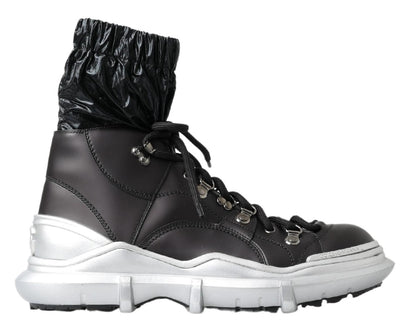 Chaussures montantes Dolce & Gabbana Galileo en nylon noir