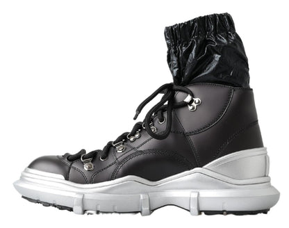 Chaussures montantes Dolce & Gabbana Galileo en nylon noir
