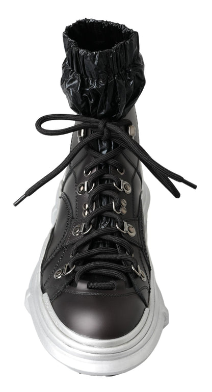 Chaussures montantes Dolce & Gabbana Galileo en nylon noir