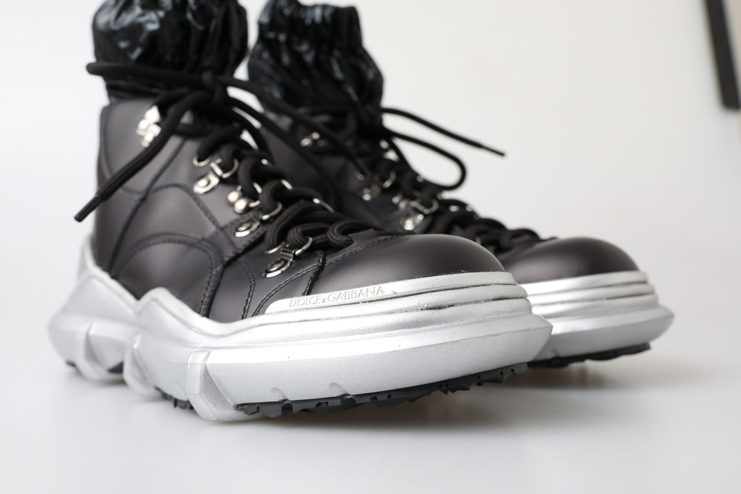Chaussures montantes Dolce & Gabbana Galileo en nylon noir