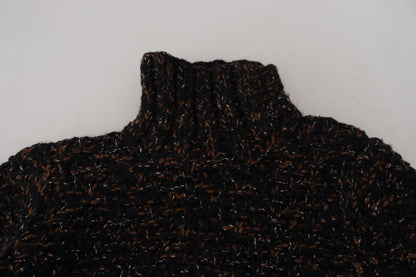 Pull col roulé Dolce & Gabbana marron Fatto A Mano