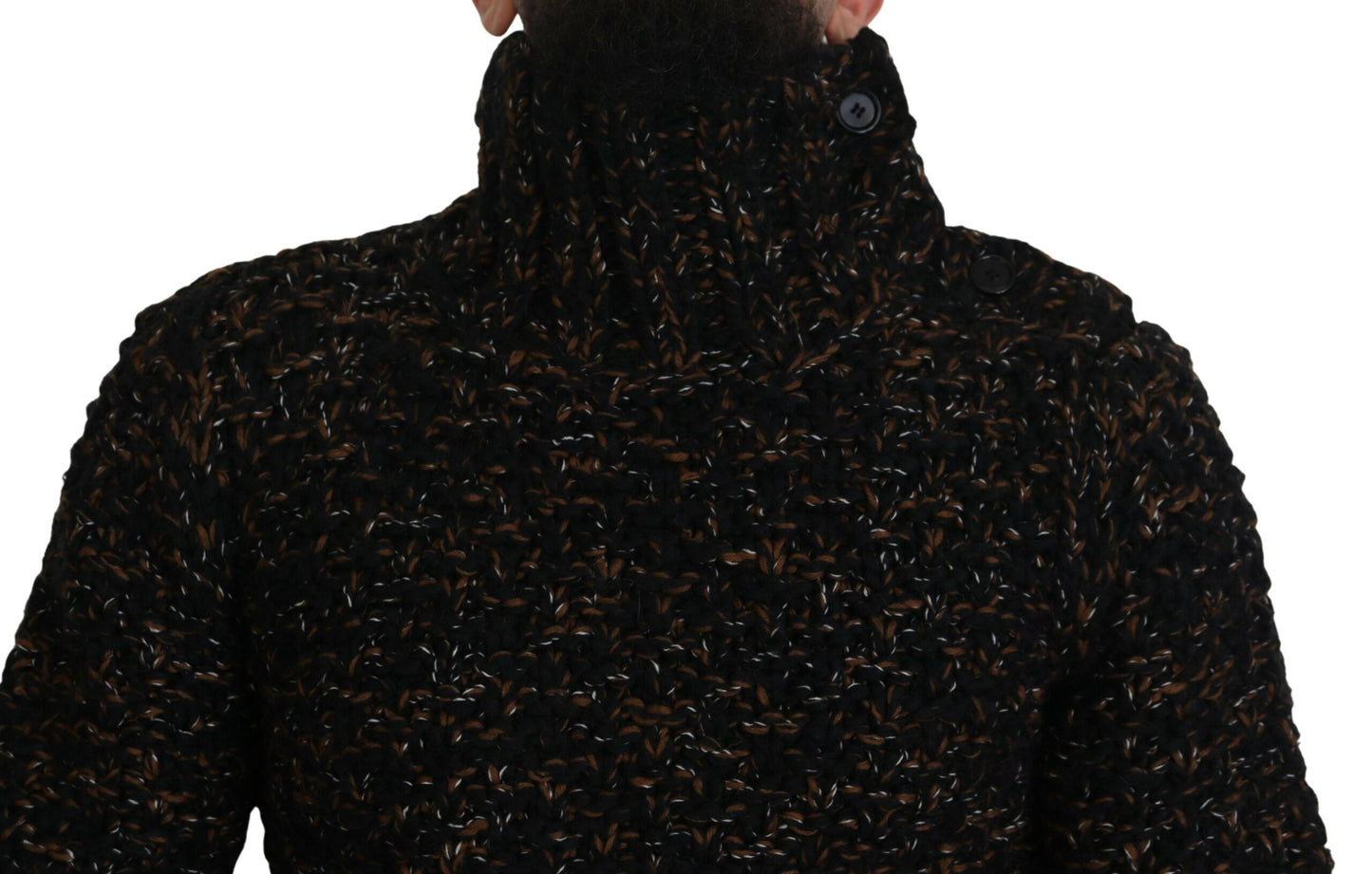 Pull col roulé Dolce & Gabbana marron Fatto A Mano