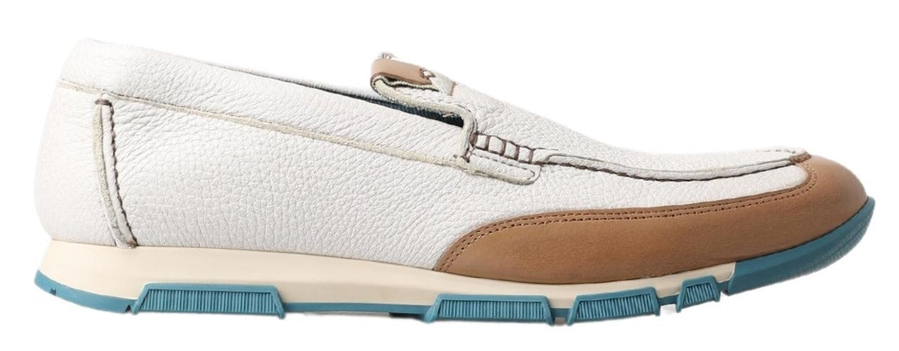 Chaussures mocassins Dolce & Gabbana en cuir blanc