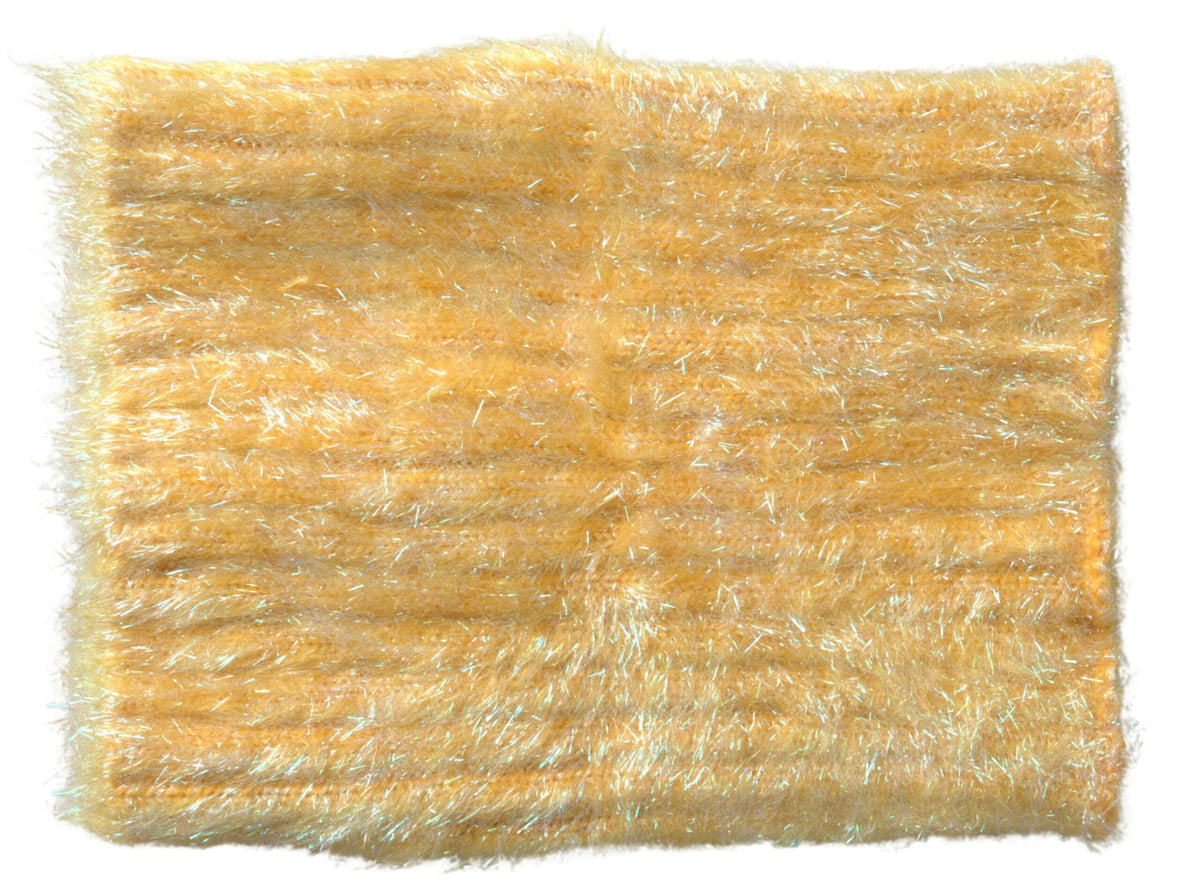 Écharpe tour de cou Dolce & Gabbana en polyester et mohair jaunes