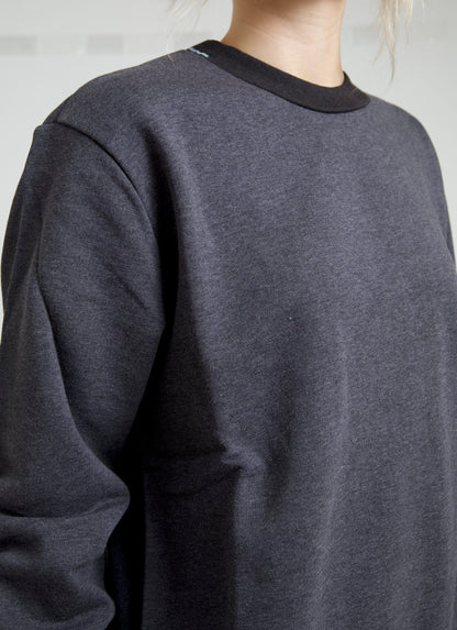 Pull ras du cou Dolce & Gabbana en coton gris foncé