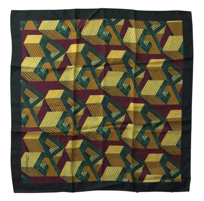 Foulard Carré Imprimé Multicolore Dolce & Gabbana