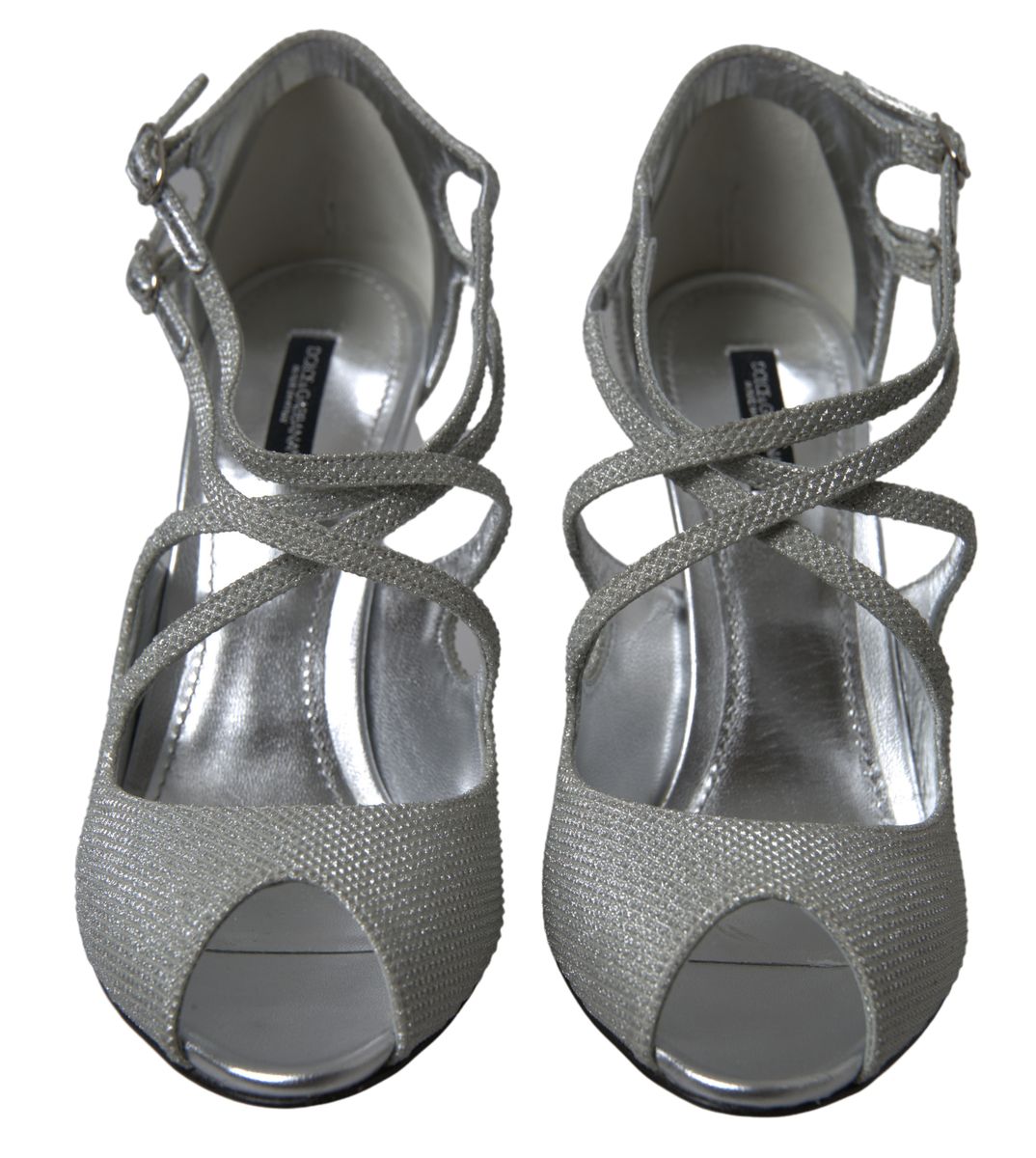 Chaussures à talons Dolce & Gabbana Argent Scintillant Sandales