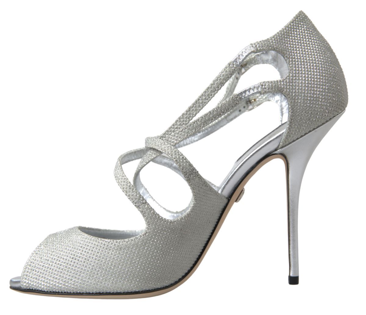 Chaussures à talons Dolce & Gabbana Argent Scintillant Sandales