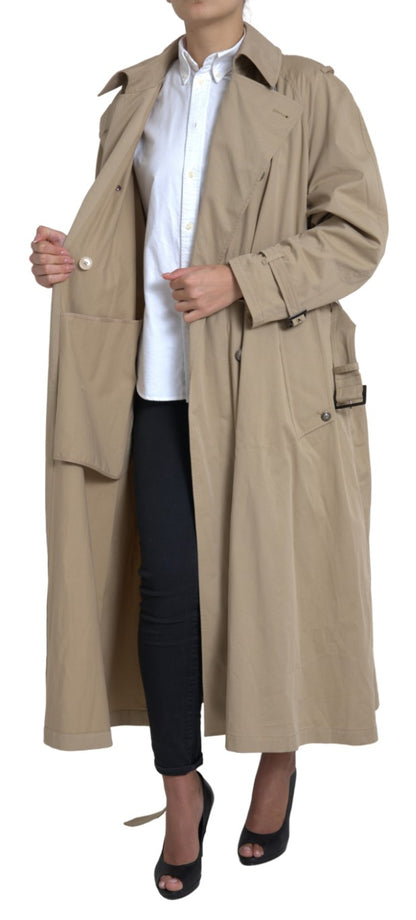 Veste trench croisée kaki Dolce & Gabbana