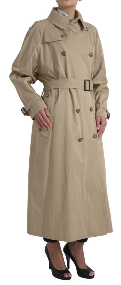 Veste trench croisée kaki Dolce & Gabbana