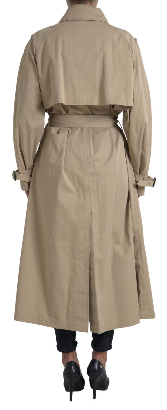 Veste trench croisée kaki Dolce & Gabbana