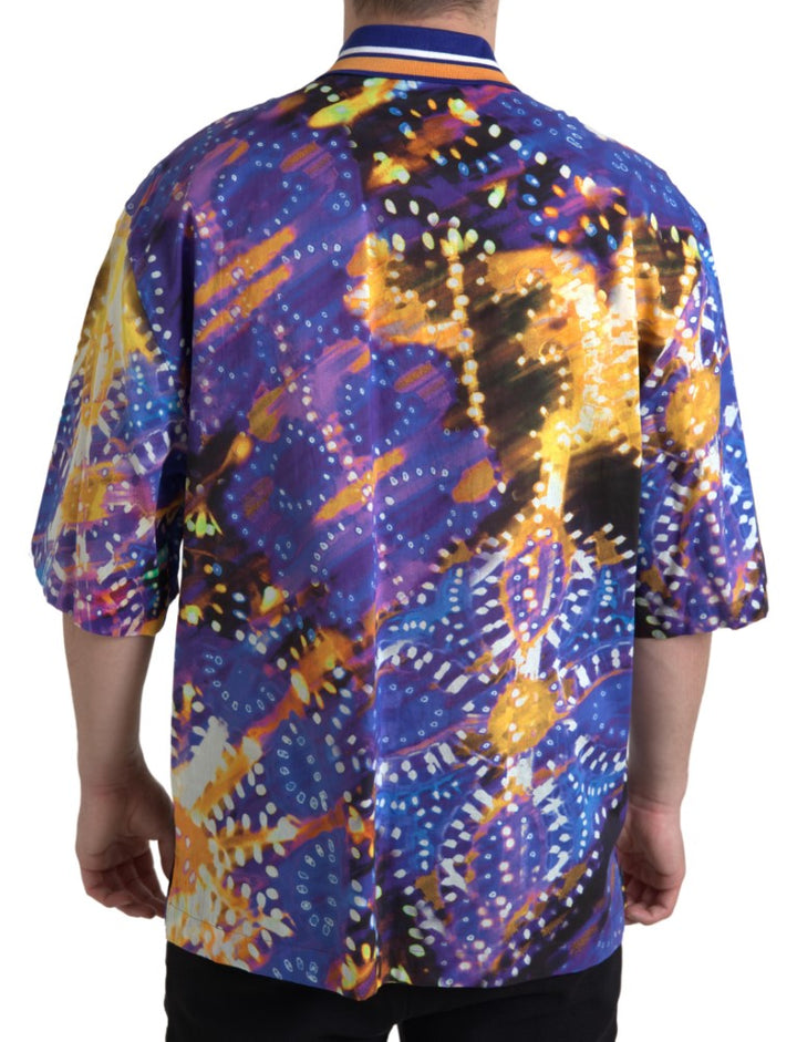 Haut Polo en Coton Imprimé Luminaire Dolce & Gabbana pour Homme