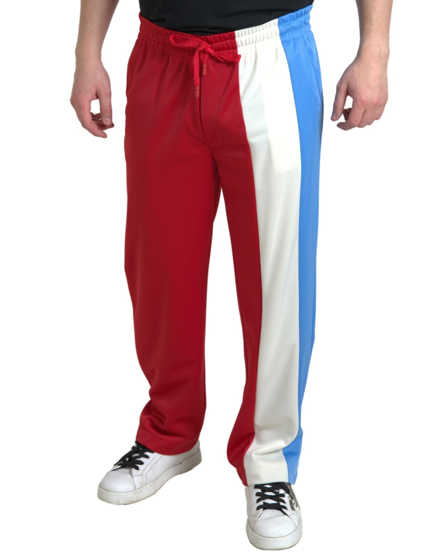 Dolce & Gabbana Pantalones de chándal de poliéster multicolor para hombre