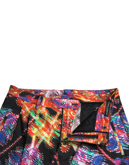 Short Bermuda Homme Imprimé Multicouleur en Coton Dolce & Gabbana