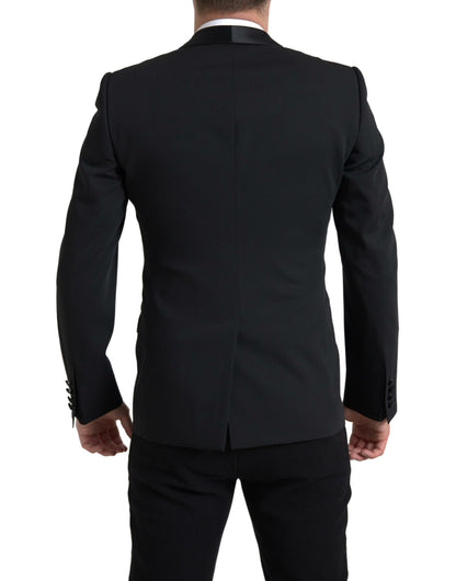 Blazer simple boutonnage MARTINI en laine noire Dolce & Gabbana