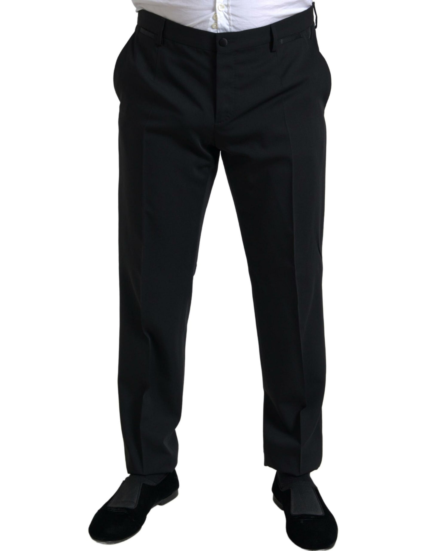 Costume MARTINI Dolce & Gabbana noir 2 pièces à boutonnage simple