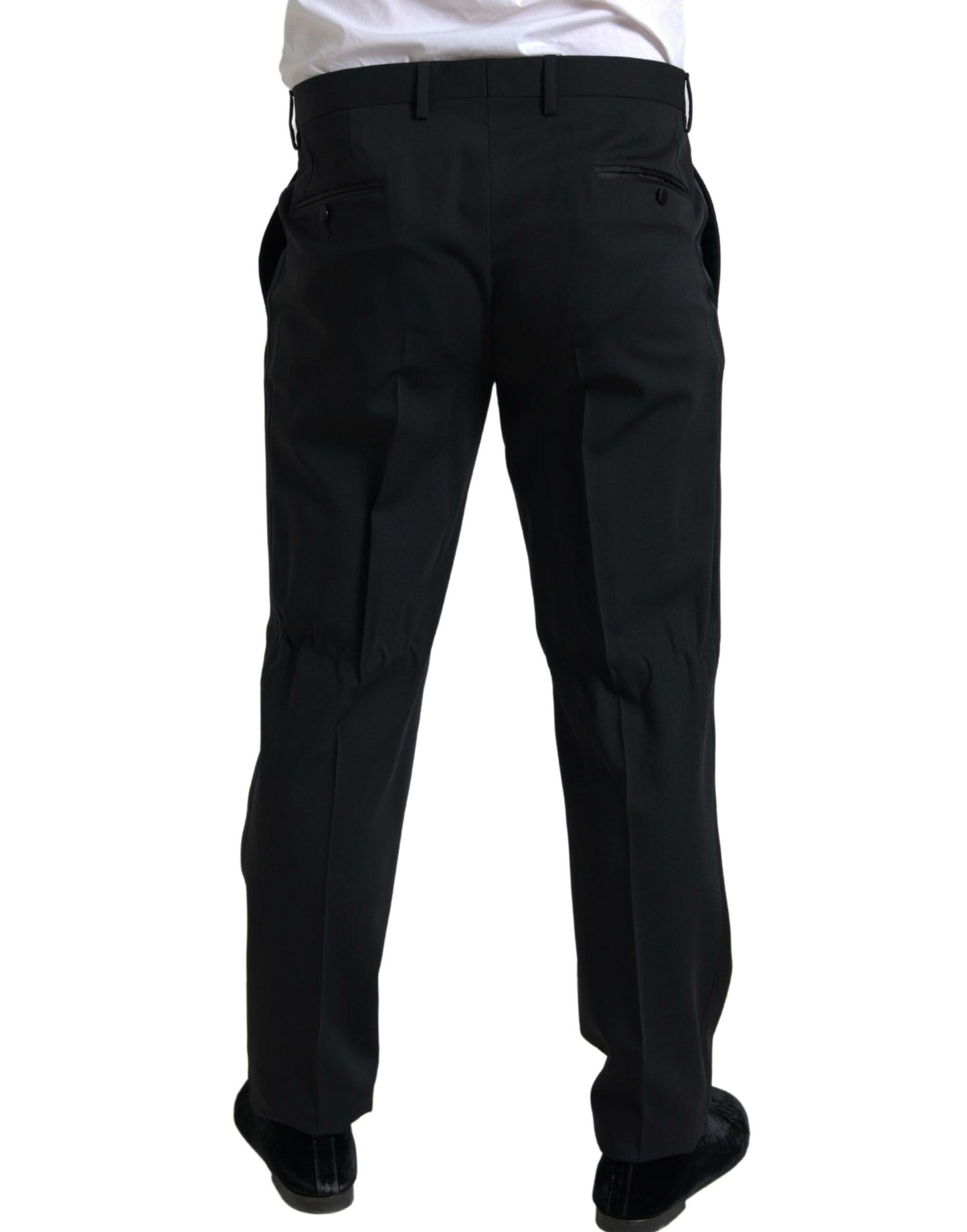 Costume MARTINI Dolce & Gabbana noir 2 pièces à boutonnage simple