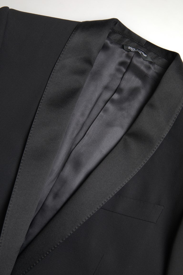 Blazer simple boutonnage MARTINI en laine noire Dolce & Gabbana