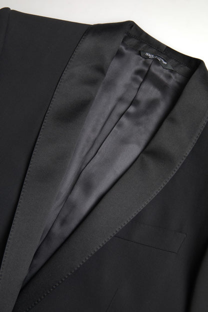 Blazer simple boutonnage MARTINI en laine noire Dolce & Gabbana