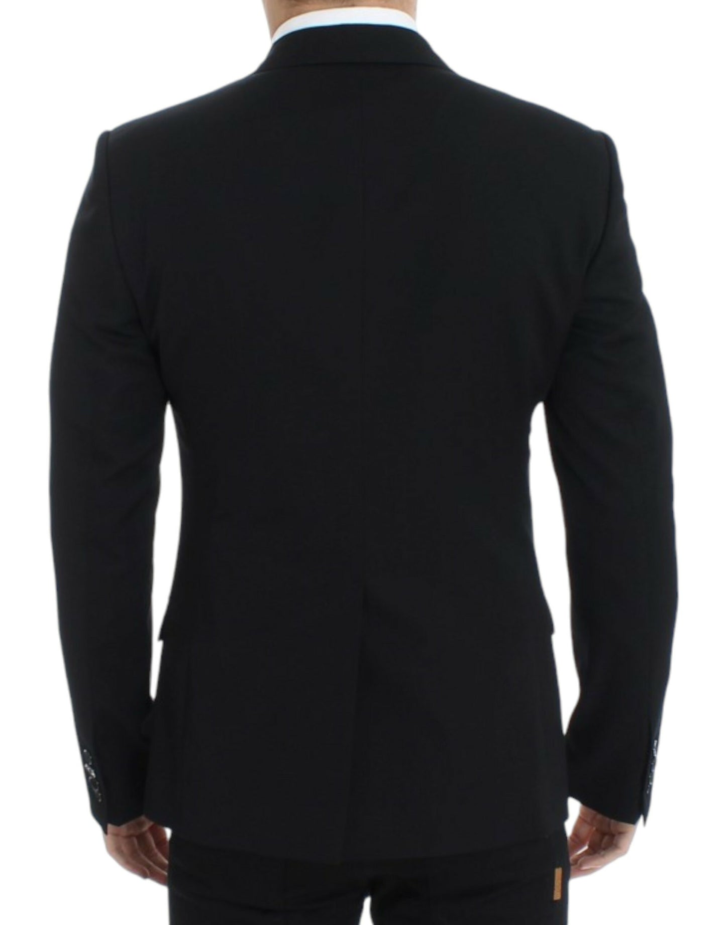 Blazer entallado de lana negra Dolce & Gabbana