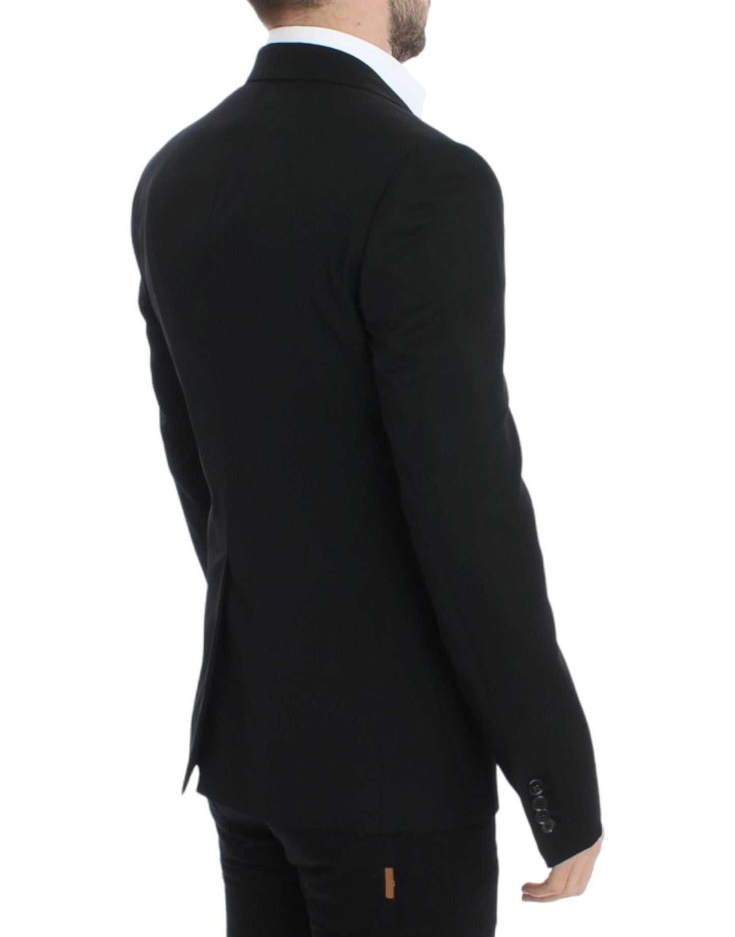 Blazer entallado de lana negra Dolce & Gabbana