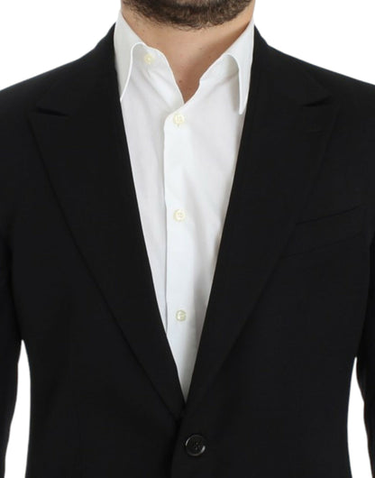 Blazer entallado de lana negra Dolce & Gabbana