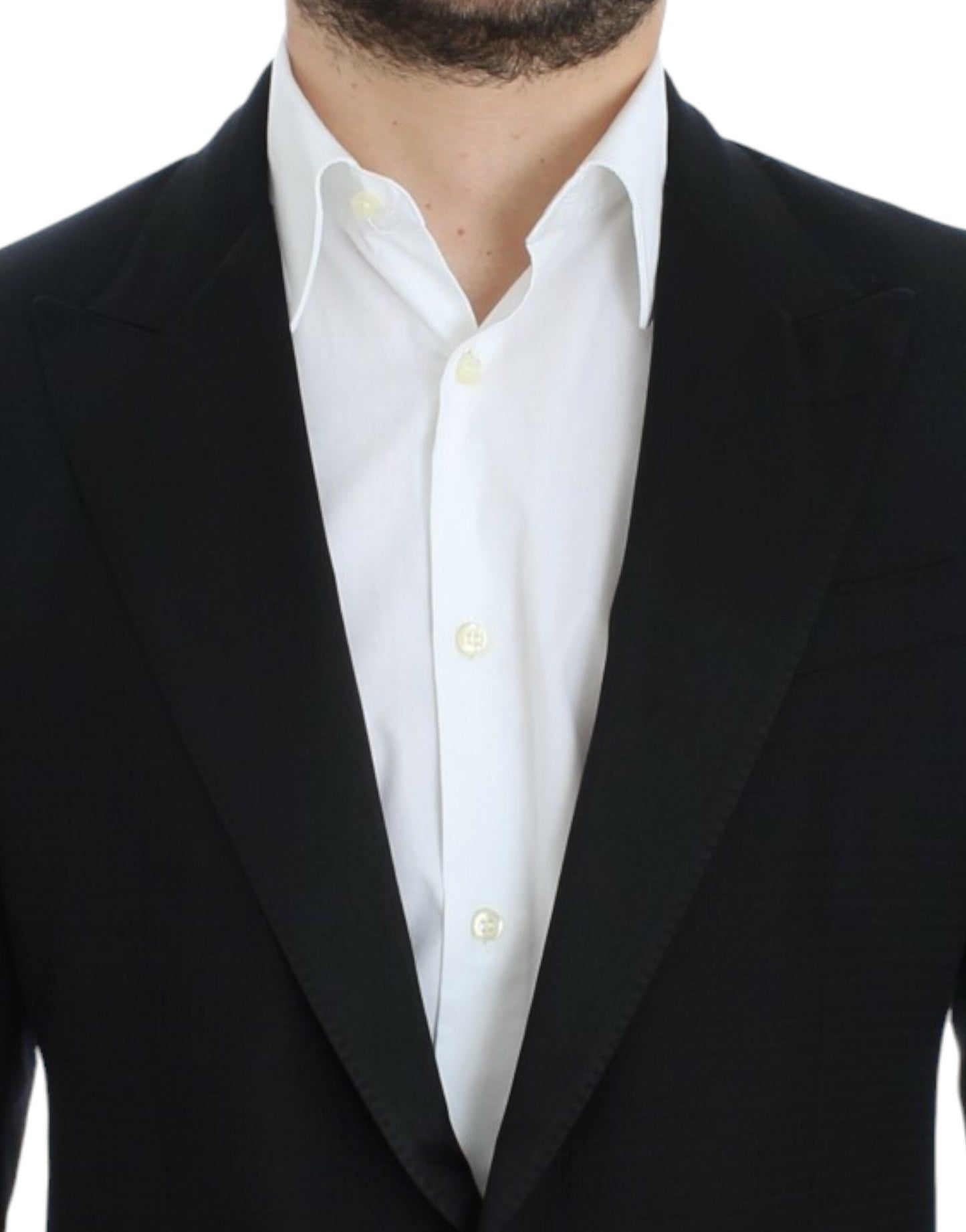 Blazer Dolce & Gabbana SICILIA en laine et soie noires