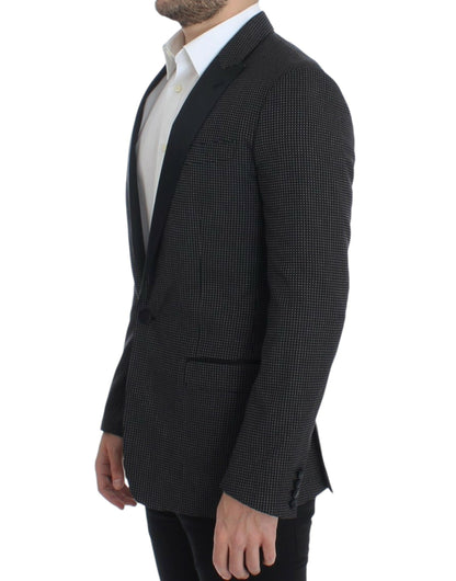Blazer Dolce & Gabbana noir en laine coupe slim MARTINI