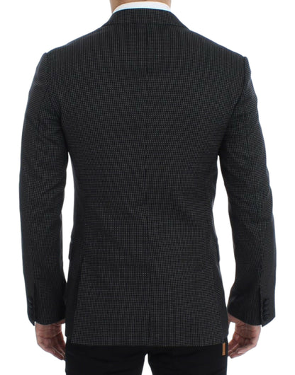 Blazer Dolce & Gabbana noir en laine coupe slim MARTINI