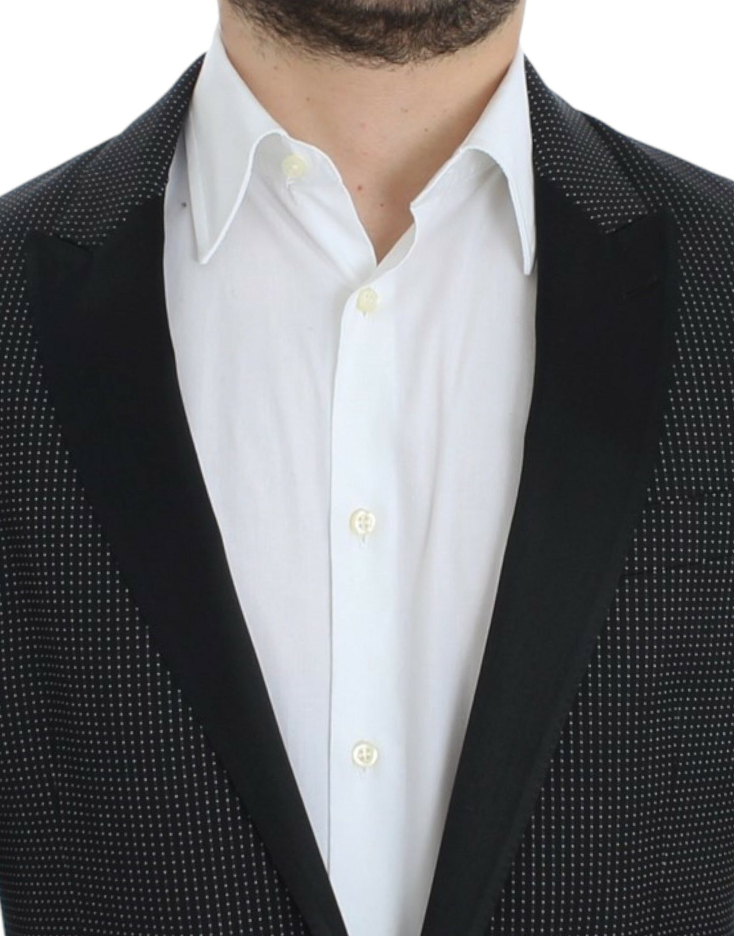 Blazer Dolce & Gabbana noir en laine coupe slim MARTINI