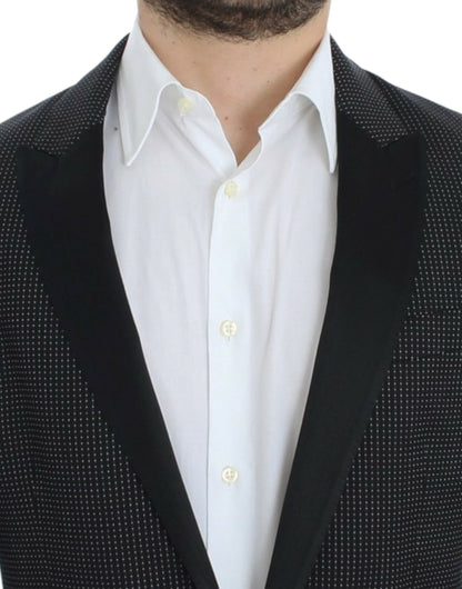 Blazer Dolce & Gabbana noir en laine coupe slim MARTINI