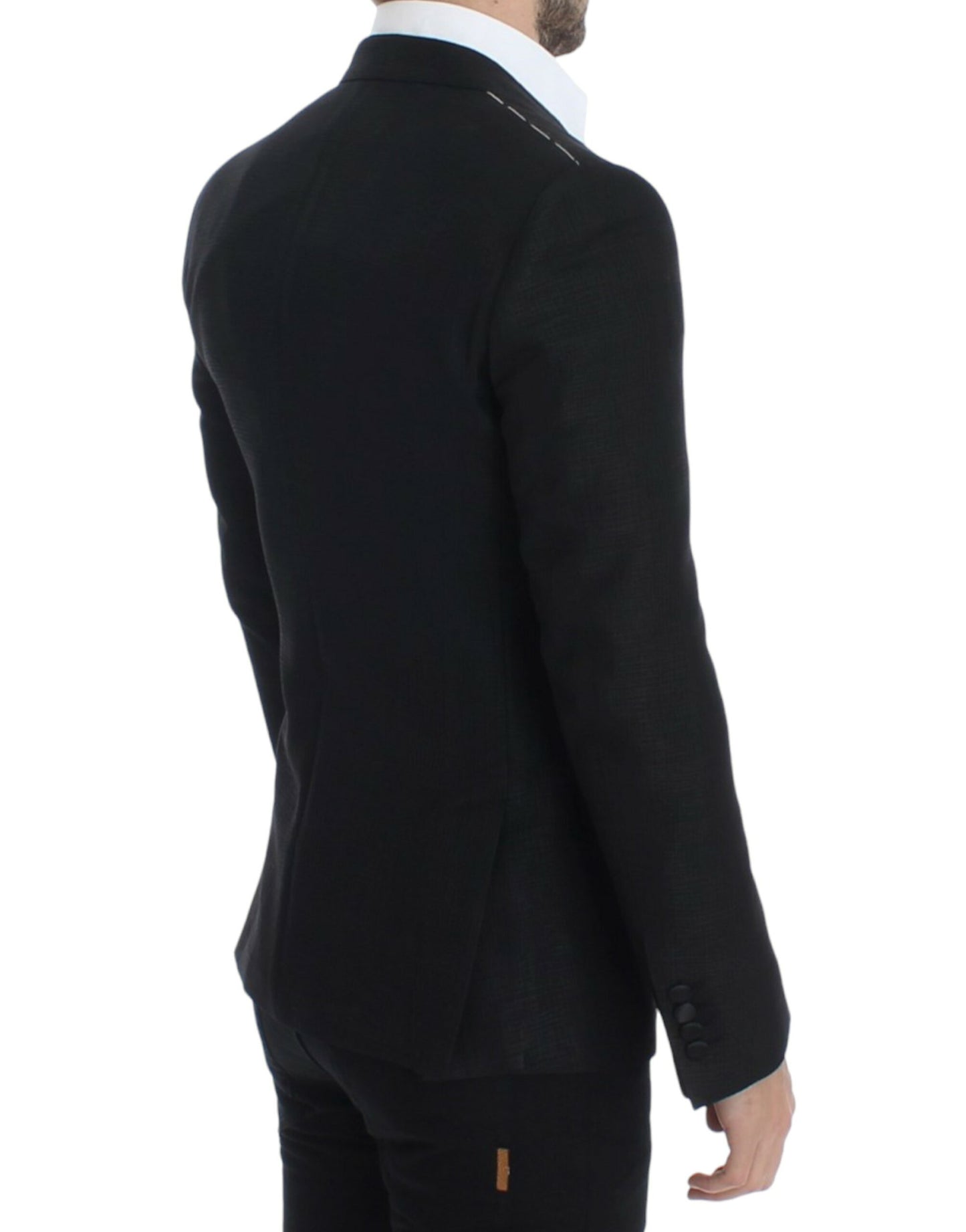 Blazer ajusté Martini en laine noire Dolce & Gabbana