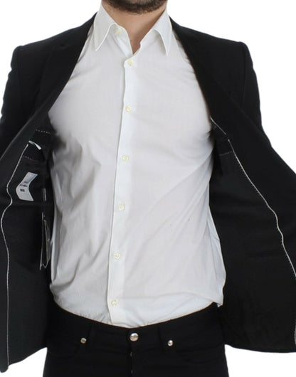 Blazer ajusté Martini en laine noire Dolce & Gabbana