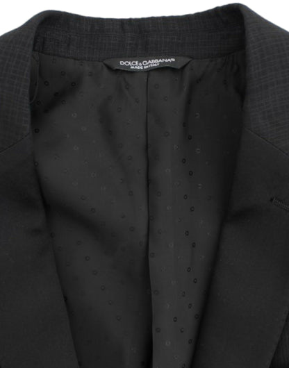 Blazer ajusté Martini en laine noire Dolce & Gabbana