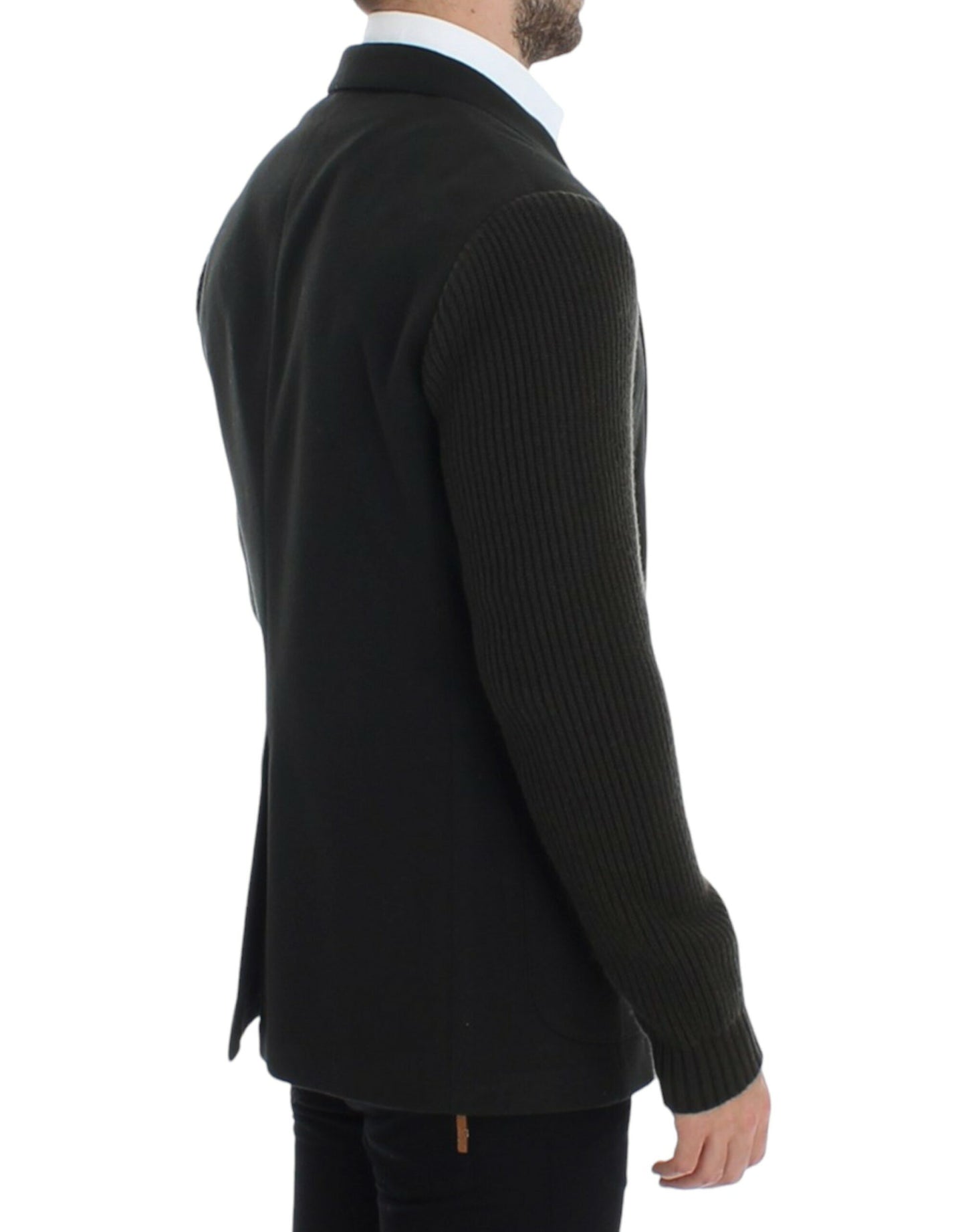 Blazer deux boutons Dolce & Gabbana en cachemire vert