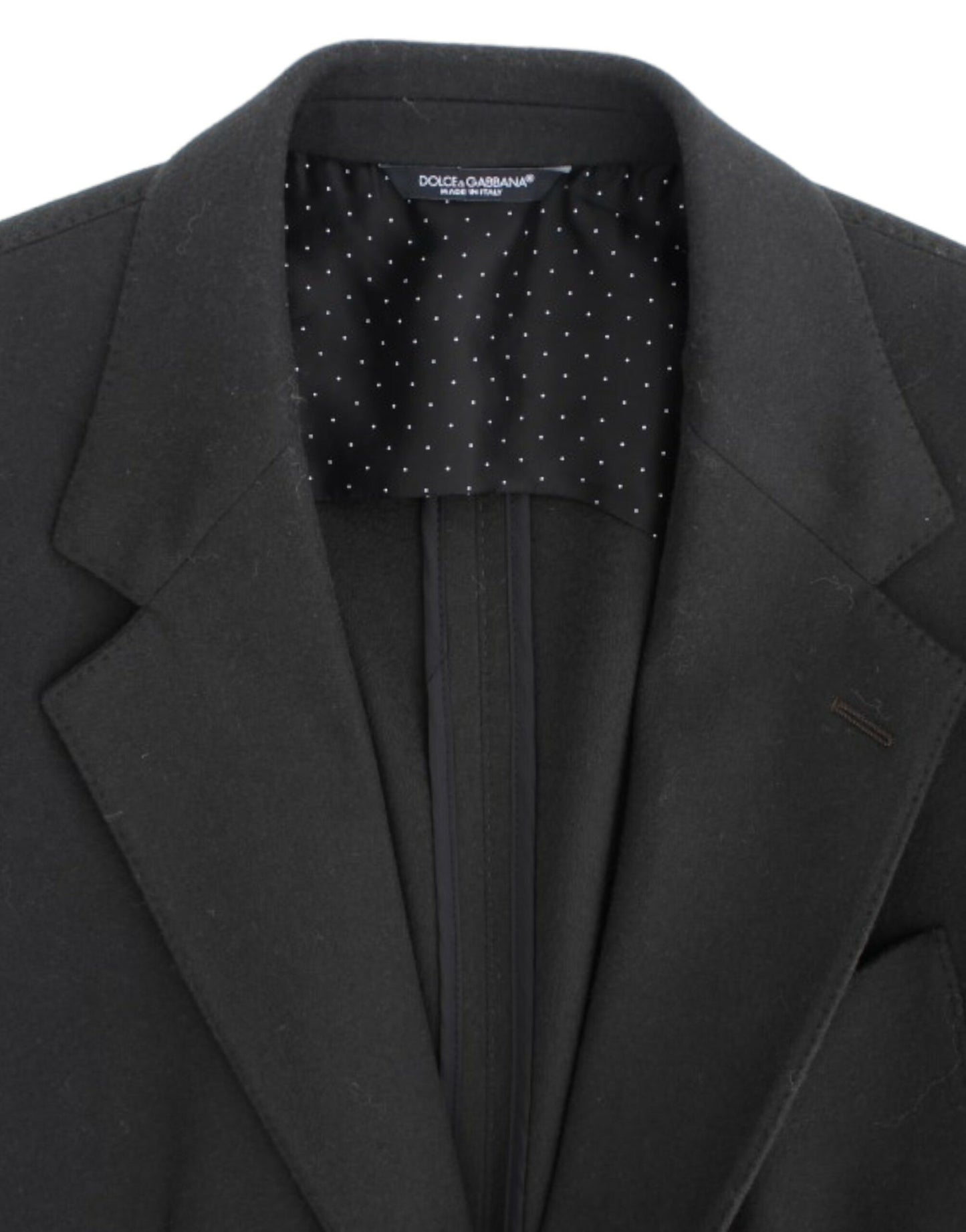 Blazer deux boutons Dolce & Gabbana en cachemire vert