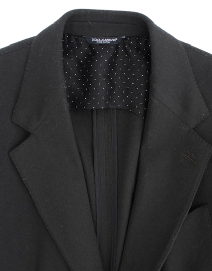 Blazer deux boutons Dolce & Gabbana en cachemire vert