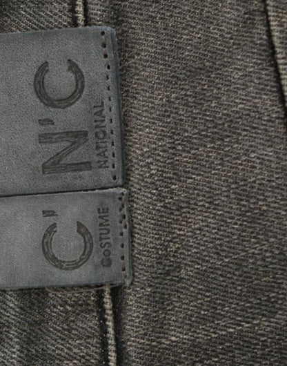Costume National Gray distressed jeans