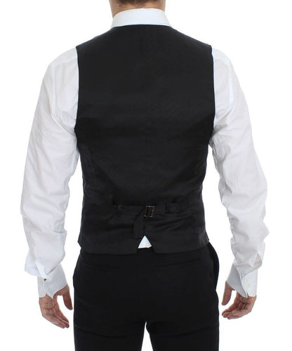 Gilet Dolce & Gabbana Noir Rayé Extensible