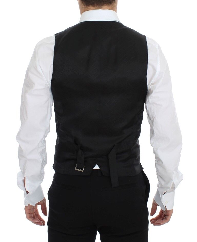 Gilet de costume Dolce & Gabbana en laine bleue