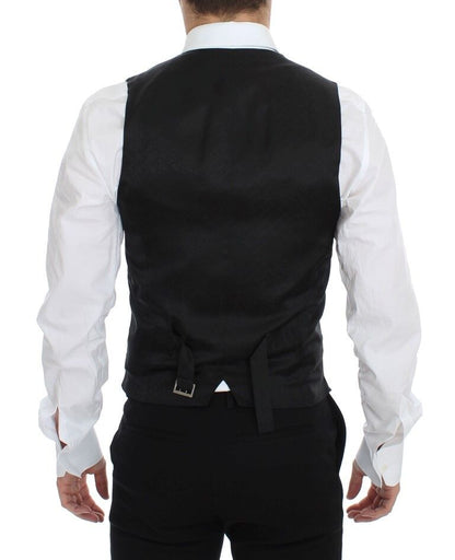 Gilet de costume Dolce & Gabbana en laine bleue