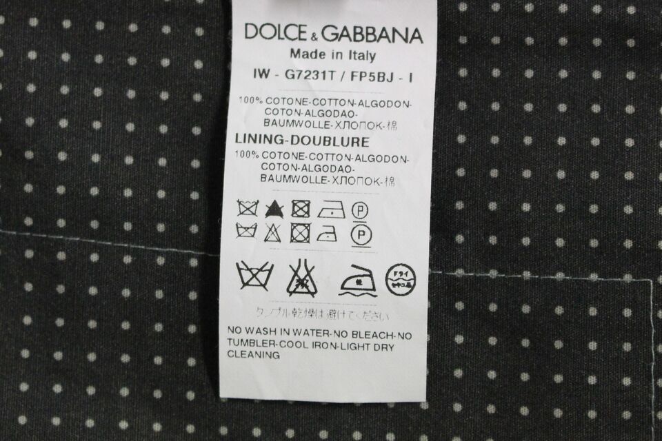 Dolce & Gabbana Gilet gris à pois