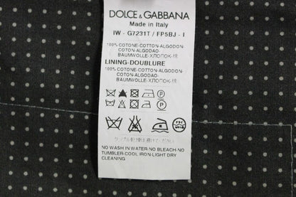 Dolce & Gabbana Gilet gris à pois