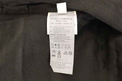 Dolce & Gabbana Gilet Robe en Coton Mélangé Noir