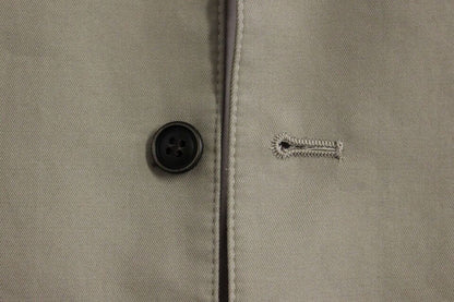 Dolce & Gabbana Gilet Habillé Beige en Soie Mélangée