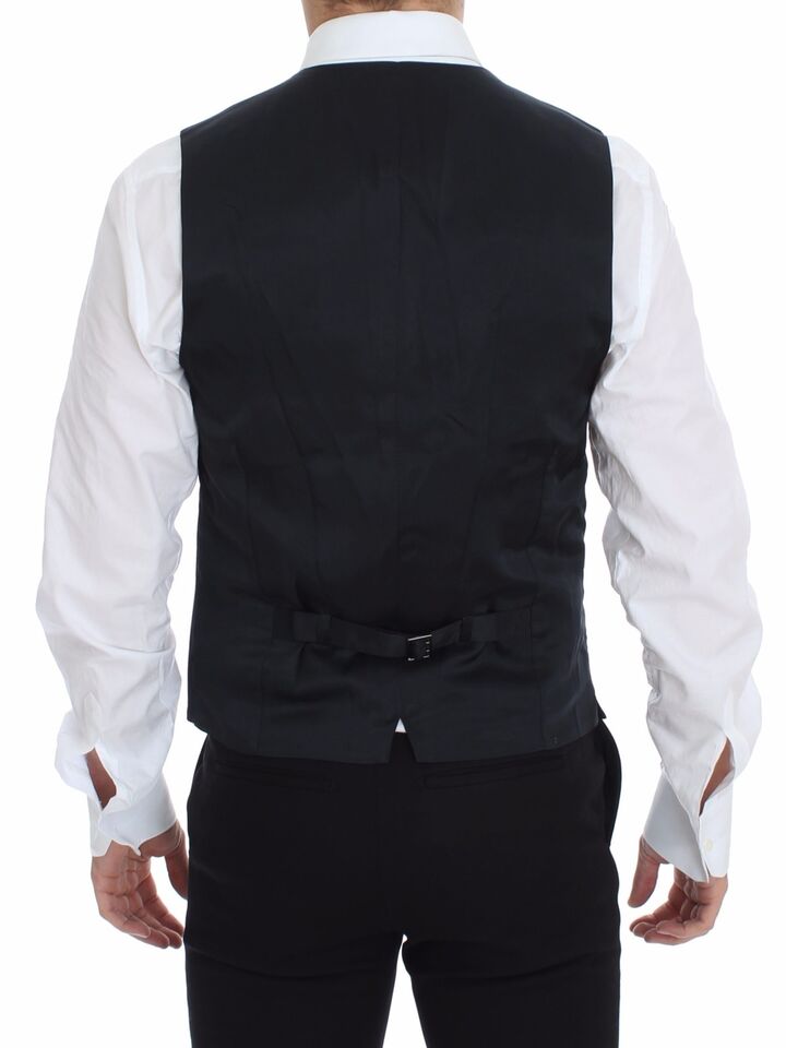Veston blazer Dolce & Gabbana en coton bleu extensible