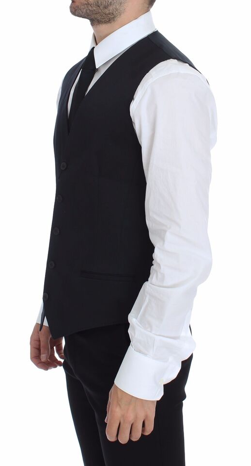 Veston blazer Dolce & Gabbana en coton bleu extensible