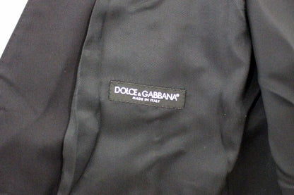 Veston blazer Dolce & Gabbana en coton bleu extensible