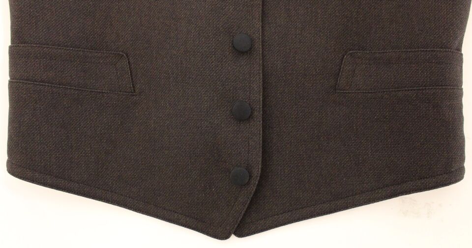 Gilet Dolce & Gabbana marron en coton mélangé